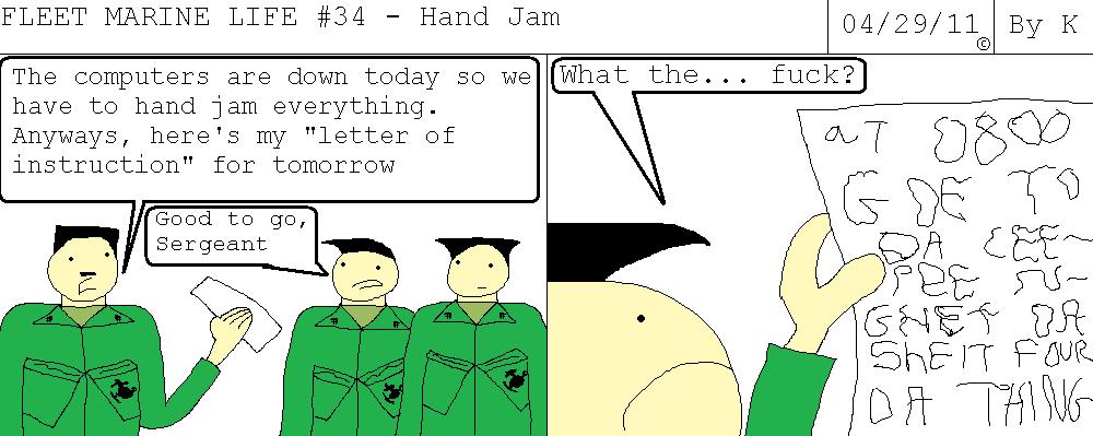 Fleet Marine Life #34 - Hand Jam