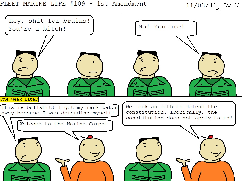 Fleet Marine Life #109 - 1st Amendment